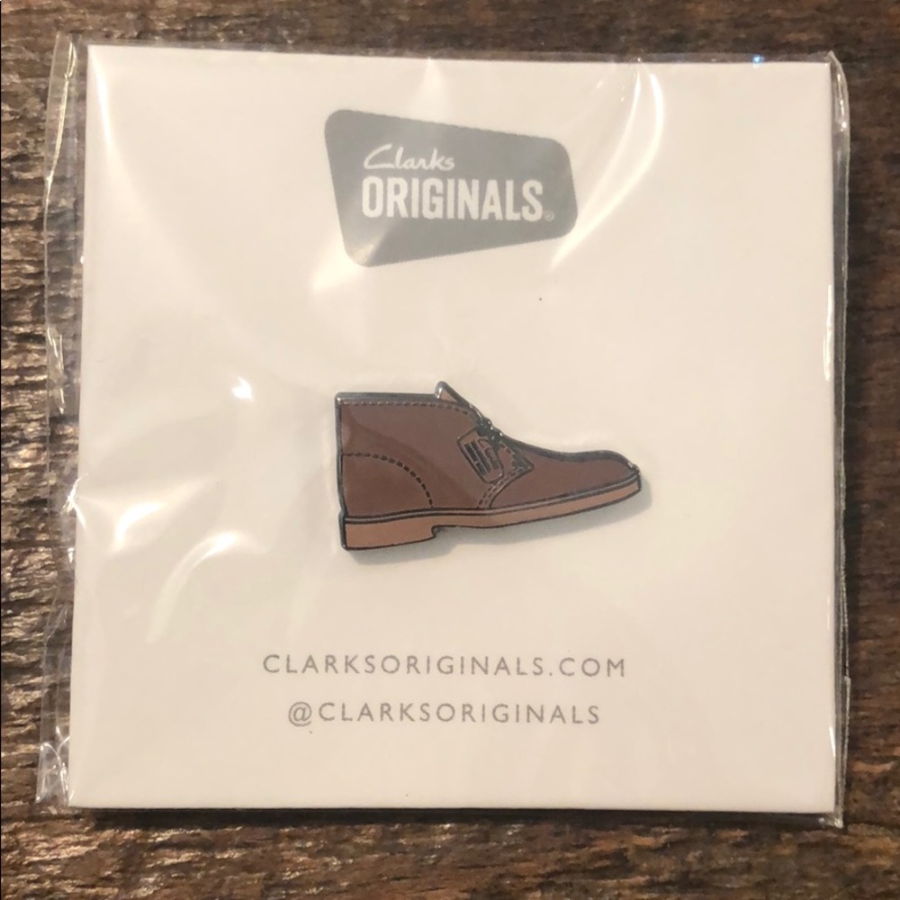 Limited Edition Clarks Originals Desert Boot pin